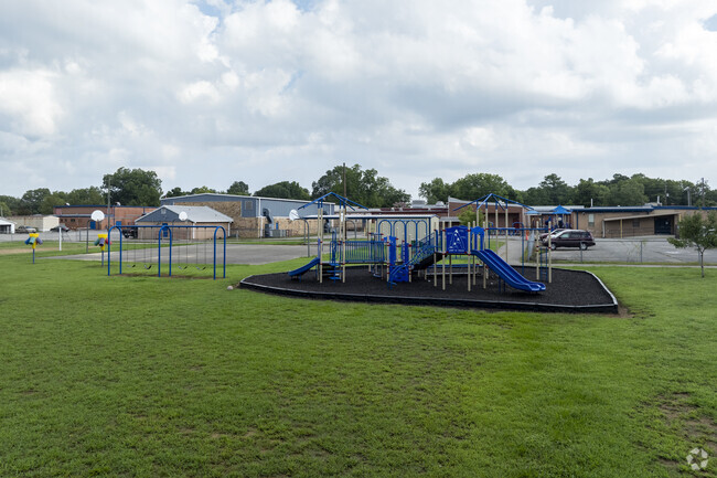 Playground at New Hope Elementary School in New Hope Alabama.