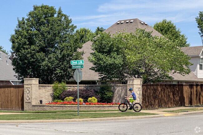 Cyclists large and small enjoy peaceful rides in and around the West 62 neighborhood.