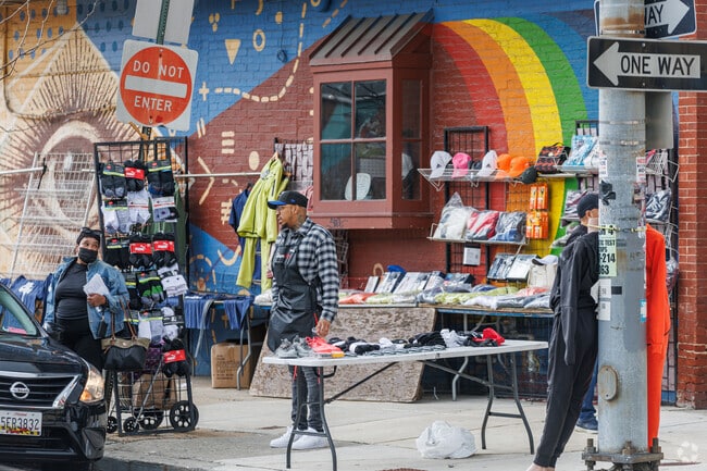 Broadway East is close to retail shopping.