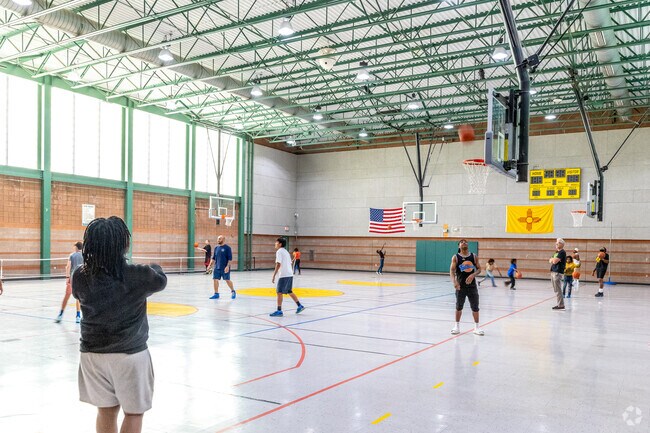 Play a round of basketball with your friends at the Cesar Chavez Community Center.