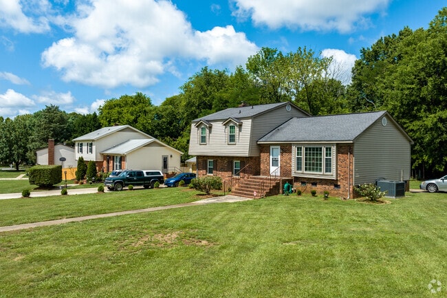 Split-level homes are popular in Griers Fork.