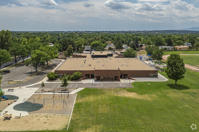 Indian Peaks Elementary School has a sprawling campus