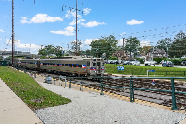 Norwood train station gives commuters easy access to Philadelphia and Delaware.