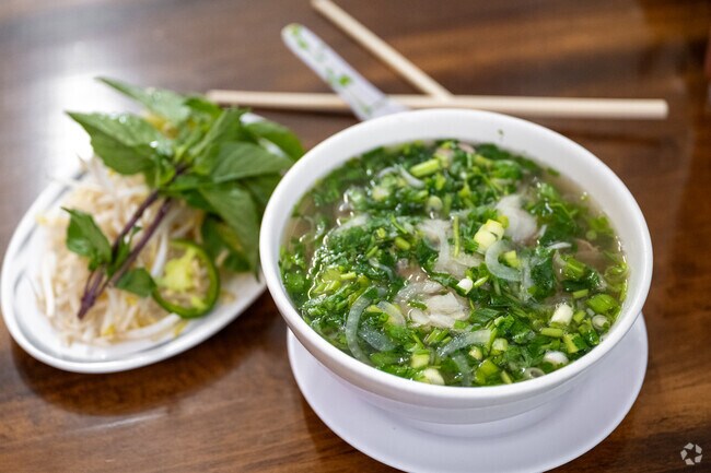 Pho Thai in Bladensburg offers an extensive selection of traditional pho soups.