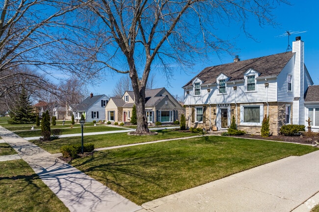 Colonial and Cape Cod homes are common in Port Washington.