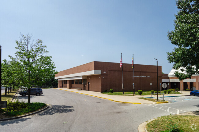 The gym at Bladensburg Elementary School in Bladensburg.