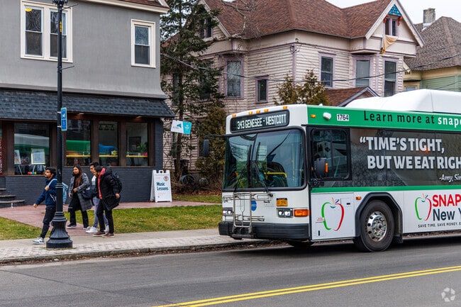 Public transportation in Syracuse can be found on almost every street in Outer Comstock.