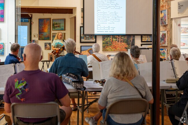 For local art and events, Glencoe residents head to The Hub on Canal in New Smyrna Beach.