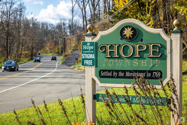 Hope, NJ is one of the earliest planned communities in the US, having been established in 1769.