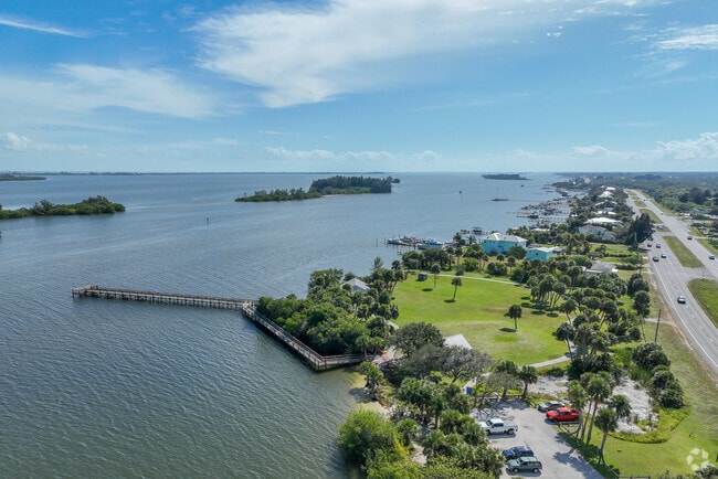 Fisherman's Landing Park overlooks the Indian River in Grant-Valkaria.