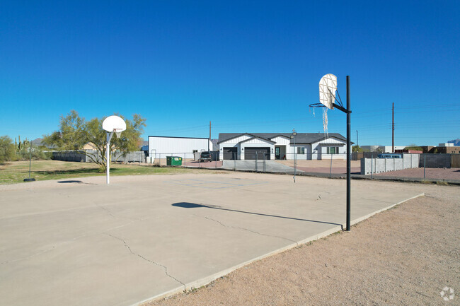 Adobe Adventist Christian School in Mesa includes a basketball court.