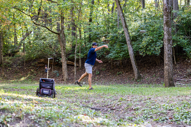 Practice your disc golf skills at Harmony Bends Disc Golf Course by Old Southwest.