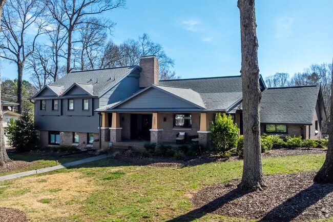 Gorgeous homes with leafy lots line the streets of Lansdowne.