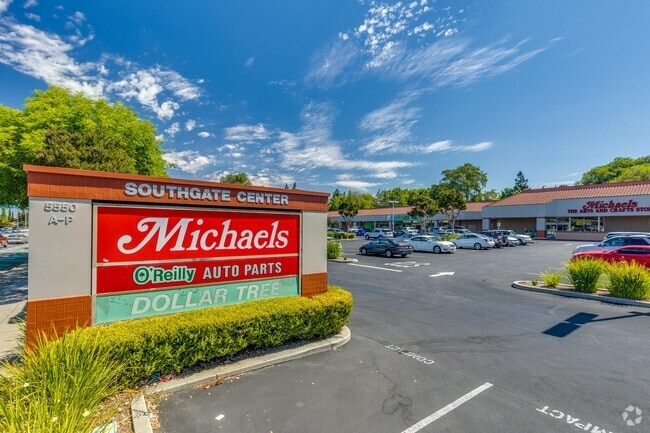 Southgate Shopping Center in Comanche, California provides residents with groceries and retail.
