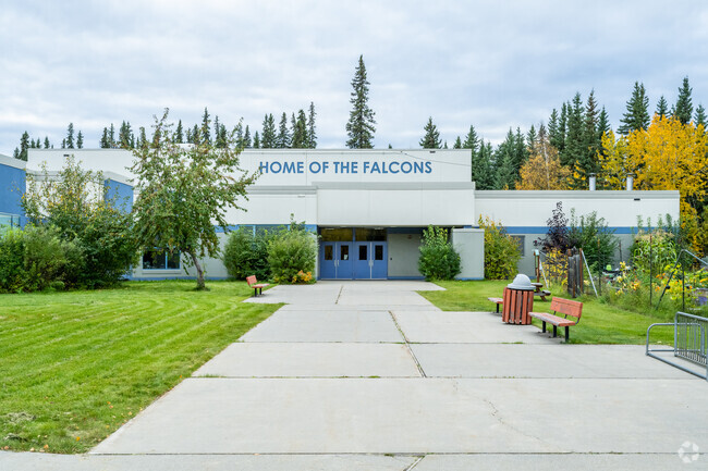 University Park Elementary School is home of the Falcons.