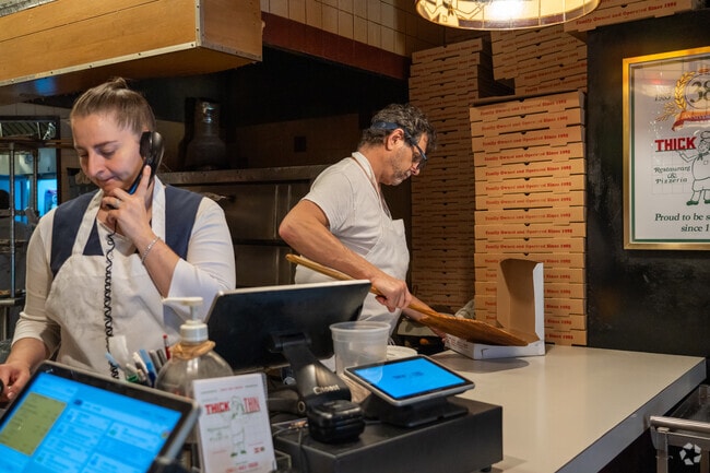 Thick and Thin Pizzeria has been a Sandalfoot Cove favorite for almost 40 years.