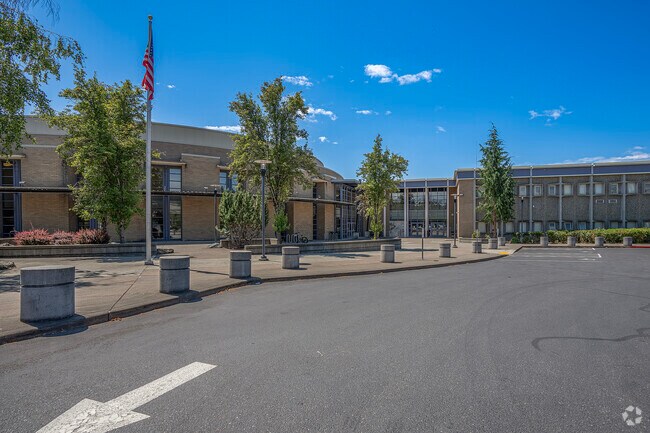 Hazen High School sits nearby.