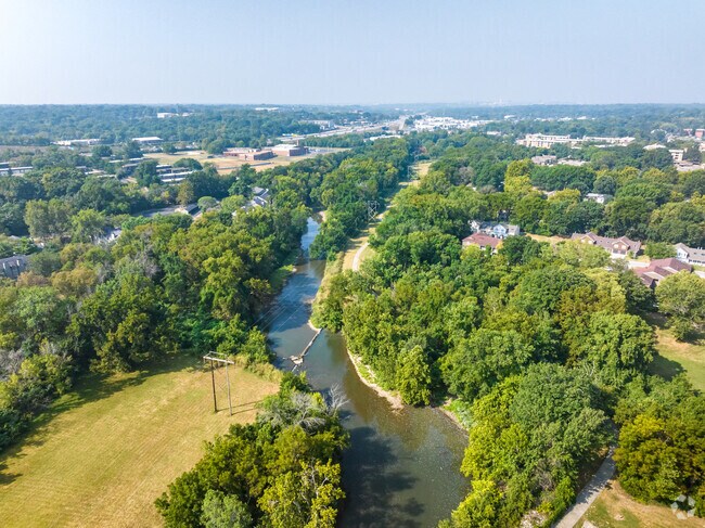 Indian Creek Greenway weaves itself through the Willow Creek Neighborhood.