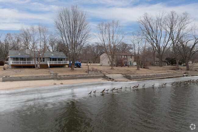 Machesney Park includes cozy homes right along the Rock River.