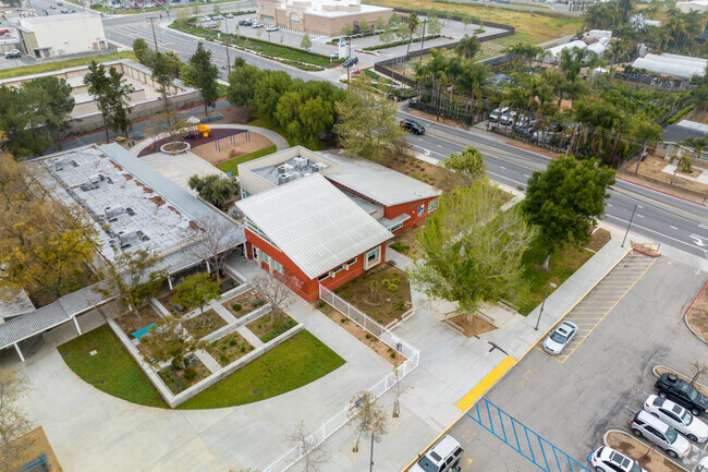 Birds Eye View of Woodcrest Elementary in Woodcrest