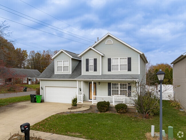 A new two-story home with covered front porch in West Park-Columbia.