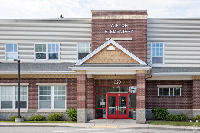 Student entrance at Winton Elementary.