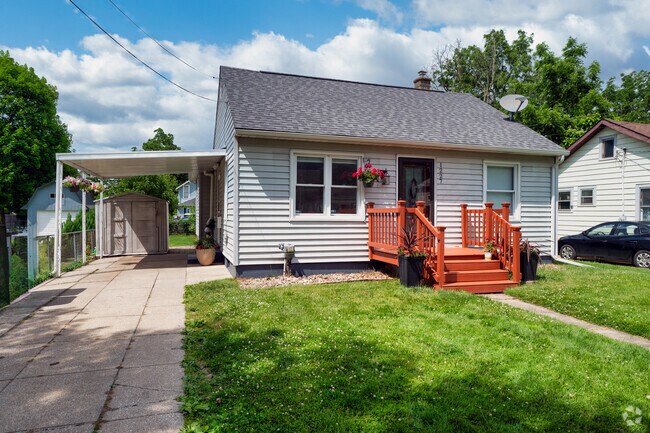 A small ranch home sits on the east side of the Milwood neighborhood.