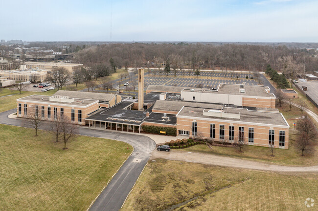 Faxon Academy aerial view.