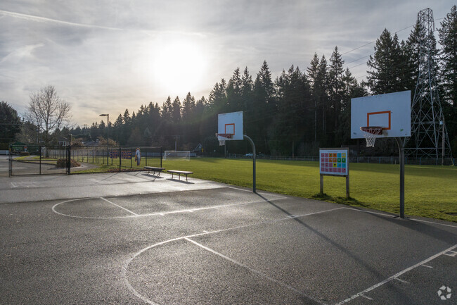 Benjamin Franklin Elementary School basketball court.