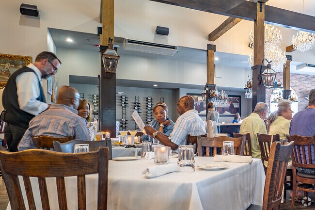 Marais Restaurant is located not far from i-45 and offers a mouth watering menu.