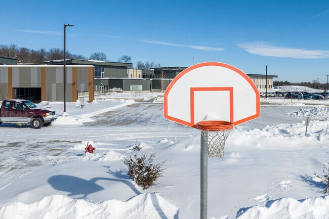 There's also a small basketball court at Forest Edge Elementary in Fitchburg.
