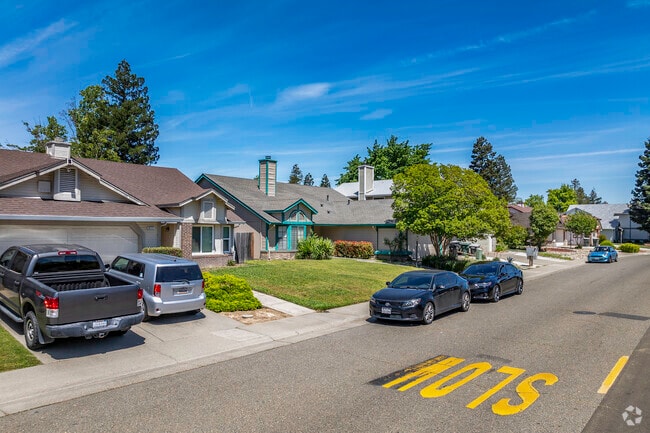 You will find more modest homes like this row of older ranch-styles in Florin.