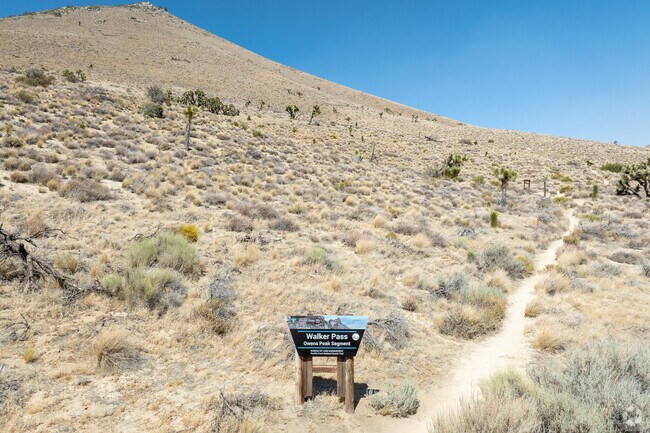 The Walker Pass Trailhead is located about 15 miles from Inyokern