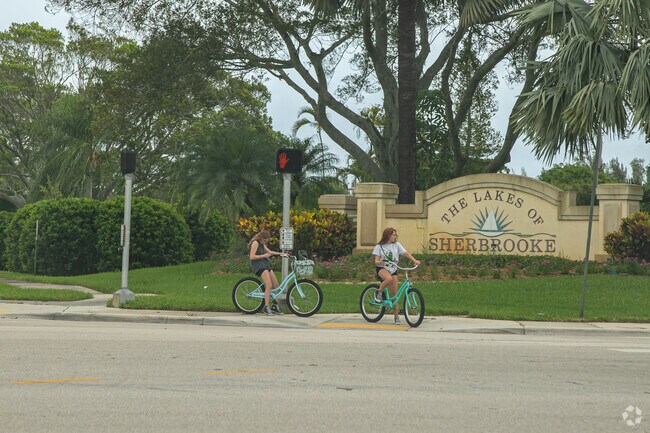 Residents in Atlantic National neighborhood can easily take a bicycle ride.