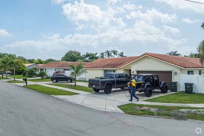 Palm Beach Farms features beautifully designed single-family homes with spacious yards.