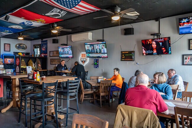 Lunch at Firehouse Tavern in Copley is a local favorite for good food and service.
