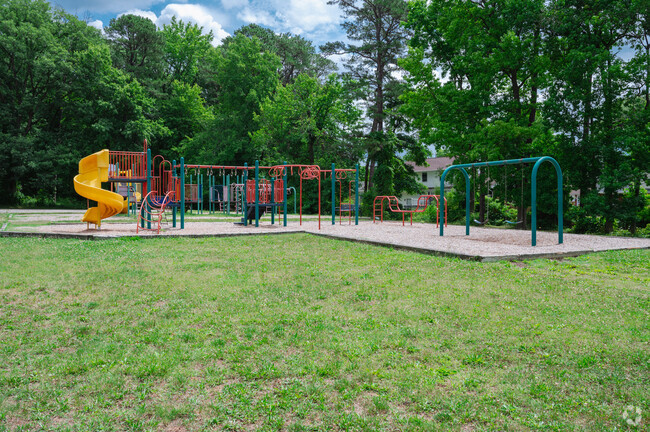 Playground behind Robert Frost Elementary School in Greenbelt.
