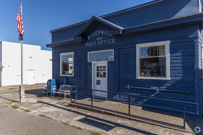 One landmark in Ryderwood is the Post Office,.