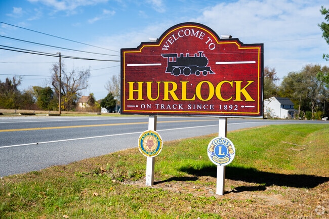 A welcoming sign greets visitors to Hurlock, a community rooted in tradition and charm.