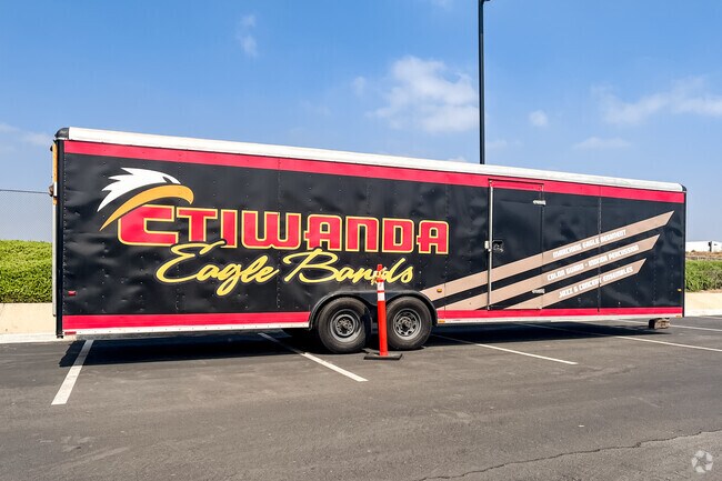 The high school award-winning Etiwanda Eagle band is on the move.
