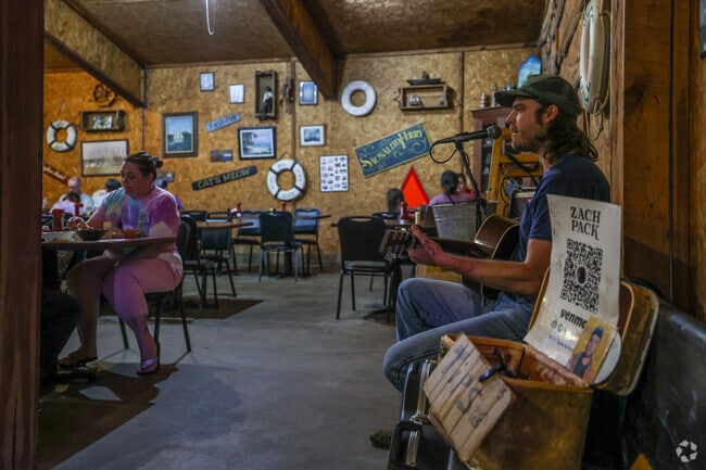 Find live music on the weekends at Shad's Catfish Hole in Brent.