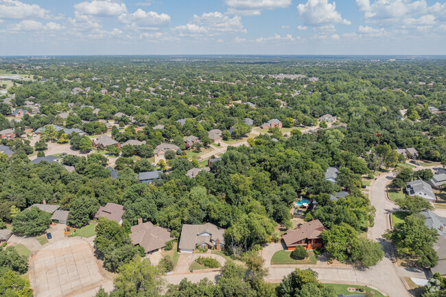 Residents of Timber Ridge enjoy large homes surrounded by dense old growth trees.