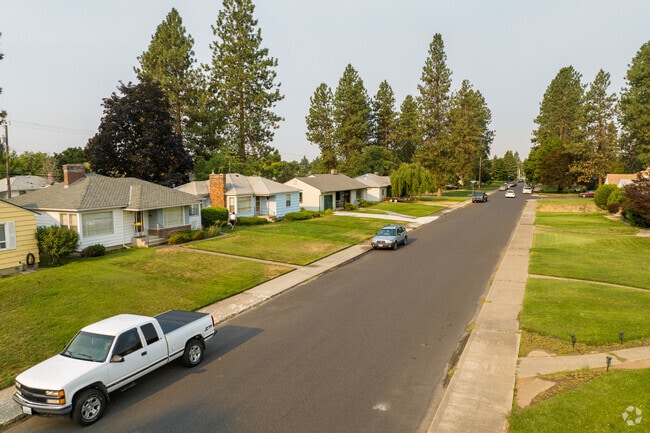 The North Hill neighborhood is great for walking with several trails and sidewalks.