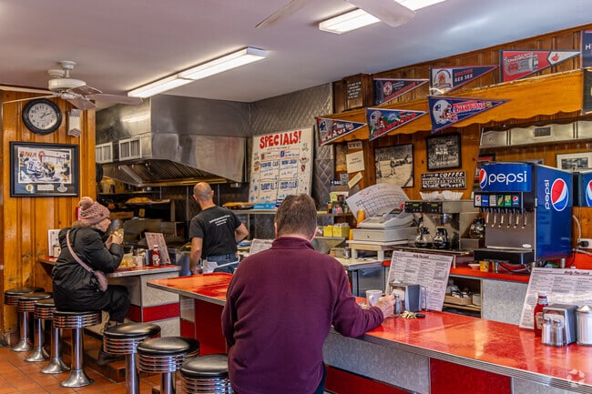 Stop by the Knotty Pine in Auburndale for some breakfast style food.