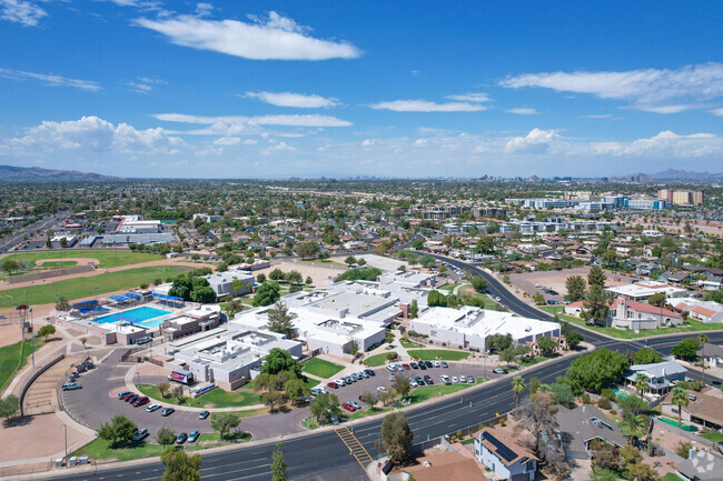 Rhodes Junior High is located on South Longmire in Mesa.