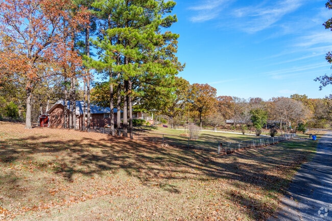 Most of the homes in Redbird Smith have large lots.