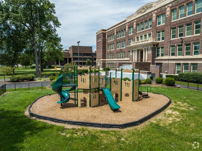 Playground in rear of Norwood Middle School.