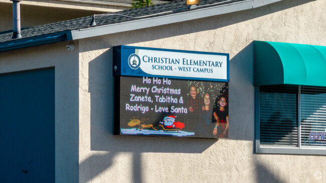 Christian Elementary offers a faith based education to its students in El Cajon.
