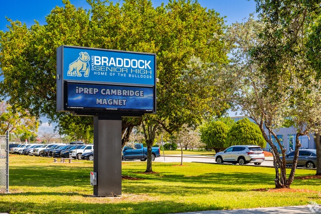 G. Holmes Braddock Senior High is named after the chairman member of 38 years.