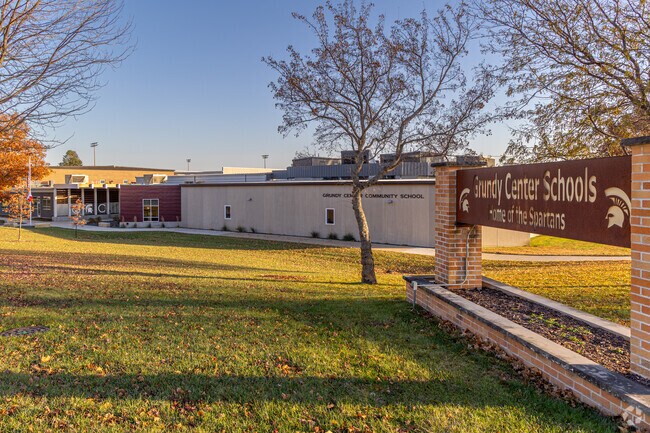 Grundy Center High School earns an A-minus rating for excellence.